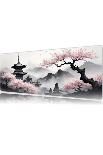 urzuva Sakura Serenity 70X30 3MM Kalınlık Premium Gaming oyuncu mousepad, Ant...
