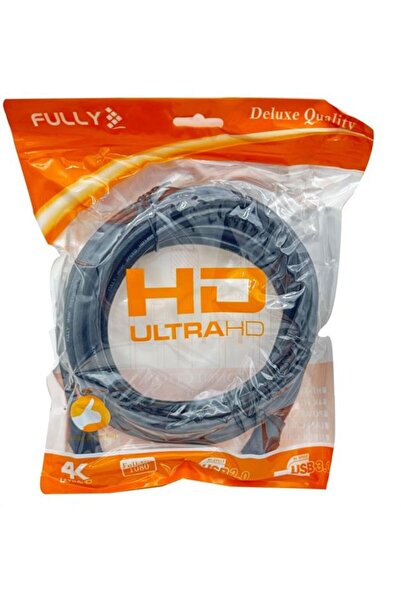 FULLY G-507BS Siyah 19+1 Gold Uç V2.0 3 Metre 4K HDMI Kablo