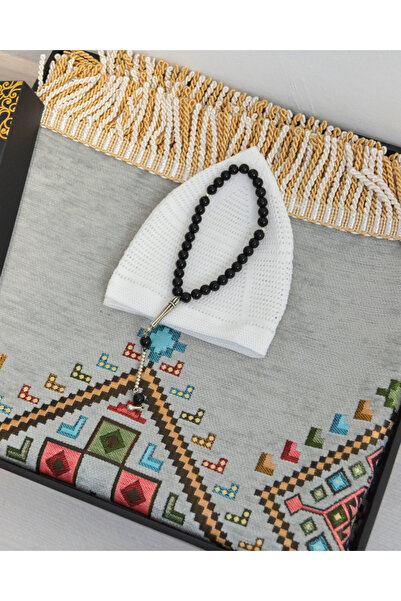 Bilenler Set za molitvu za muškarce – Kilim Sa deznom Postavljeno Molitveni t...