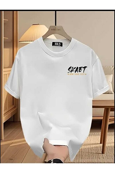 ORVIO Group Graffiti Style Skateboarder Figure T-Shirt