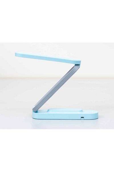 Z-Tools Desk lamp, foldable and portable, 3 types of light, 3W power, touch, USB, blue / ZTS 8245