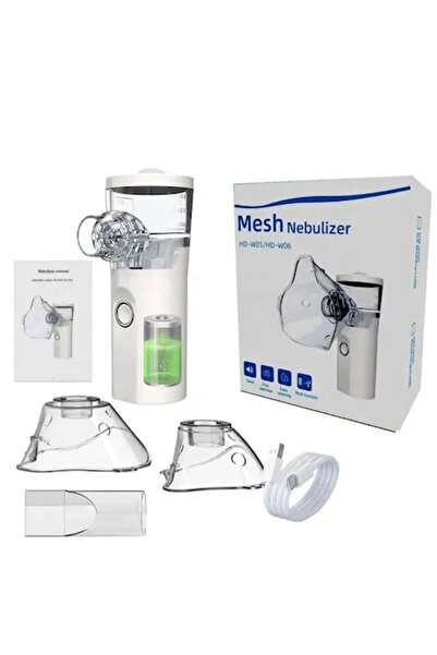 MAX CONNECT Nebulizator cu ultrasunete portabil cu plasă 0,4 ml/min - Alb