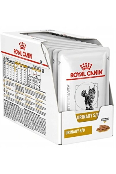 Royal Canin Veterinary Urinary S/O Yetişkin Kedi Yaş Maması 12 X 85 Gr