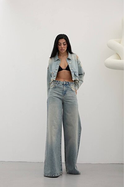 ZDN JEANS CROPPED KOT CEKET
