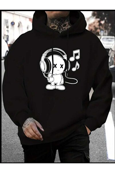 ORVIO Group هودي شخصية مطبوع مع سماعات الرأس