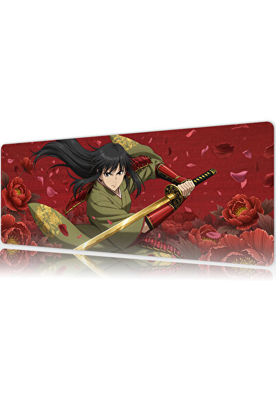 urzuva Hanami Duel 70X30 3MM Kalınlık Premium Gaming oyuncu mousepad, Anti Sl...