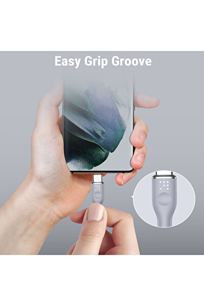 VOLTME Moss Series Cable USB-C To USB-C 1m 60W - Gray