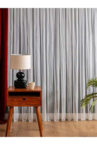 LUNETT HOME Irma34 Pattern Rarely Plied 1X2 Tulle Curtain Living Room Balcony Kitchen Tulle