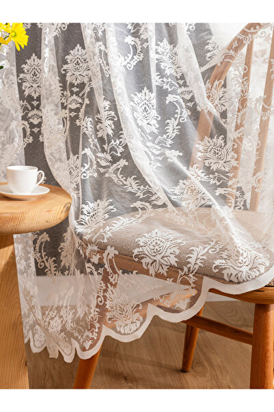 LUNETT HOME Carmen11 Pattern Rarely Plied 1X2 Tulle Curtain Living Room Balcony Kitchen Tulle