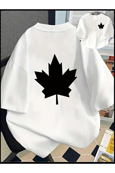 ORVIO Group Maple Leaf Printed T-Shirt