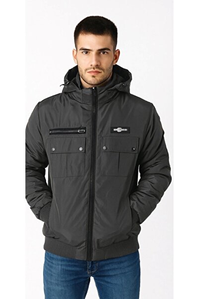 BLUES MODA RİO SPORT FULL PELUŞ ÇIKMA KAPÜŞON SUYA DAYANIKLI MONT