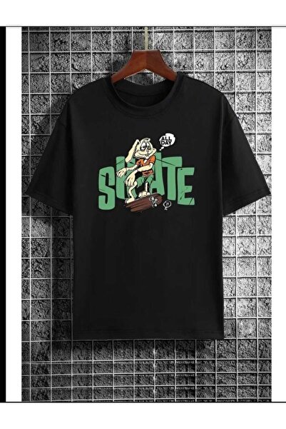 ORVIO Group تي شيرت راكب التزلج على الألواح تافيان مطبوع