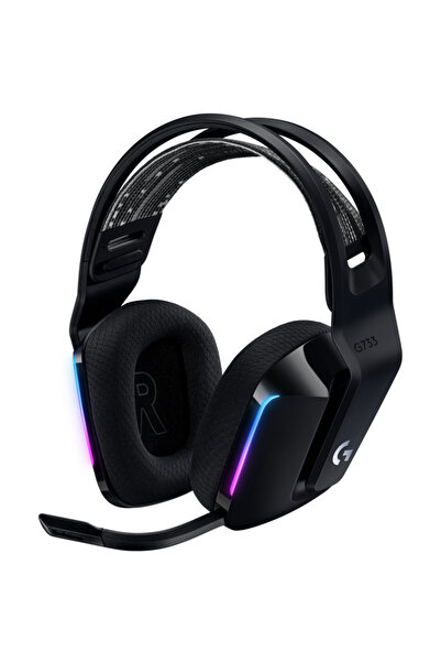 logitech G733 LIGHTSPEED Wireless RGB Gaming Headset BLACK - 2.4GHZ - EMEA