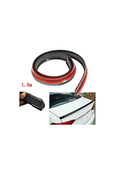 ART Universal rubber spoiler type M black 1.5m x 3.5cm