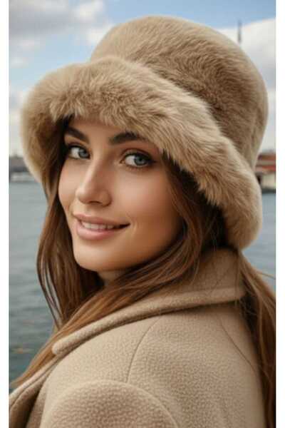 Mood Agenda قبعة دلو قطيفة للسيدات