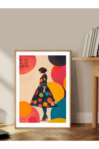 Tuba Decor Tablo dintr-o singură bucată cu rame din lemn pentru sufragerie, s...