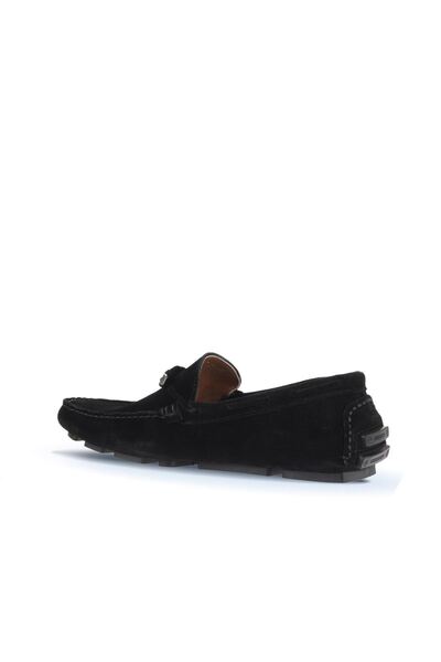 Bueno Shoes Black Suede Men's Casual Shoes 21Ma01