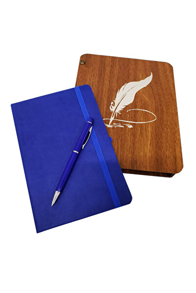 Meya design Notebook Pen with Wooden Box