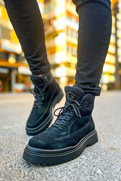 Lucy Shoes حذاء YG225 Impacts الرياضي اليومي للرجال من جلد الغزال برباط SST -...