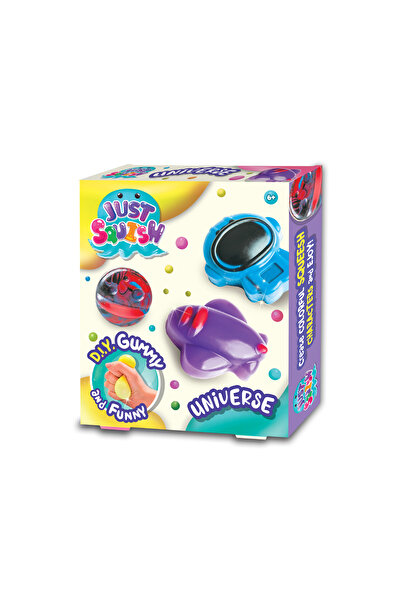 Strigo JUST SQUISH CREATIVE SET "CREATE YOUR OWN SILICONE FIGURES", SPACE
