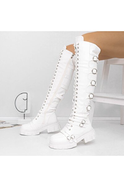 mei Women's Boots 3ZP6 White