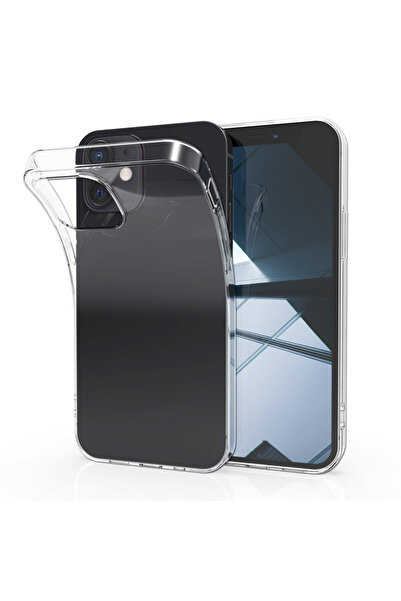 KWmobile Carcasă pentru Apple iPhone 12 Mini, Silicon, Transparentă, 54408.03