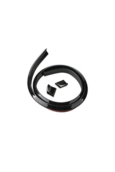 ART Universal rubber spoiler type M black 1.5m x 3.5cm