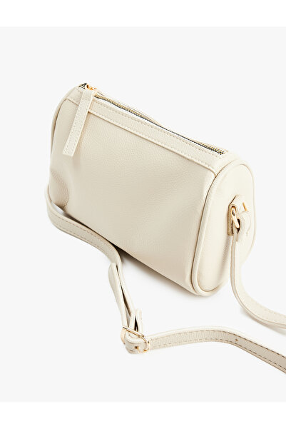 Koton Crossbody Bag with Zippered Faux Leather Strap