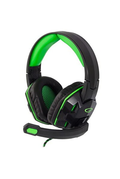 ESPERANZA VENOM EGH380, Wired On Ear Gaming Headset, Black / Green