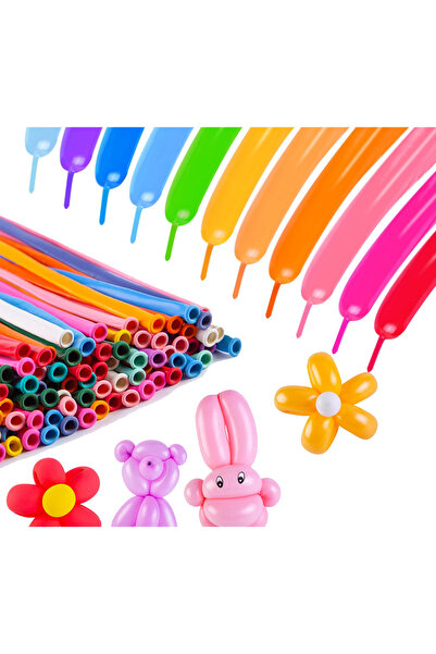 Partimarka Colorful Sausage Balloons