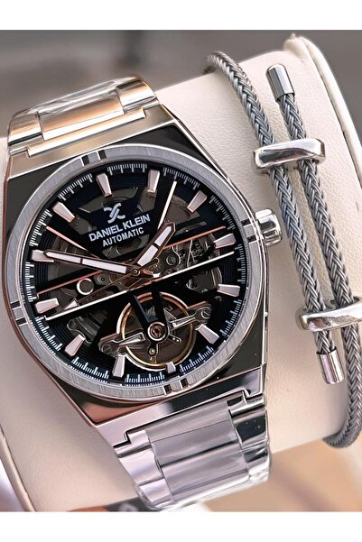 Daniel Klein Men's Wristwatch with Automatic Mechanism Calendar Dial Dial 2 Years Warranty Otm.14268.3