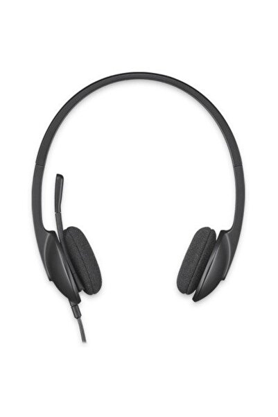 logitech H340 Headset with microphone, black