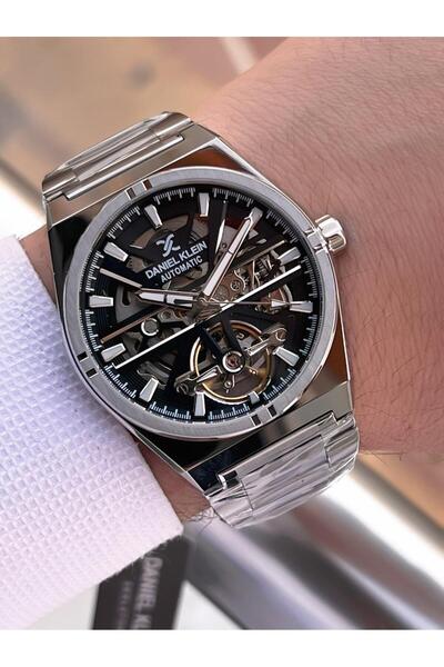 Daniel Klein Men's Wristwatch with Automatic Mechanism Calendar Dial Dial 2 Years Warranty Otm.14268.2