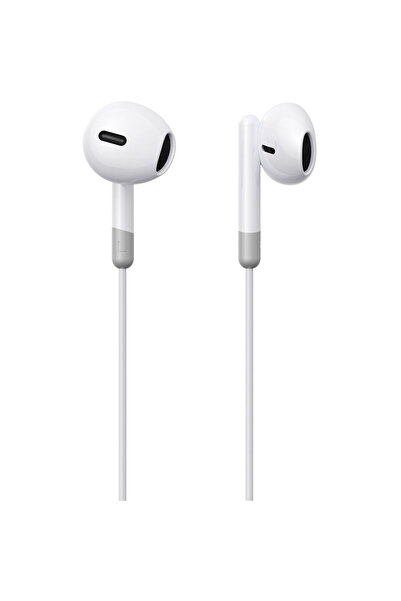 Joyroom Căști cu fir In-ear wired mini jack headphones with remote control JR-EW01 - white