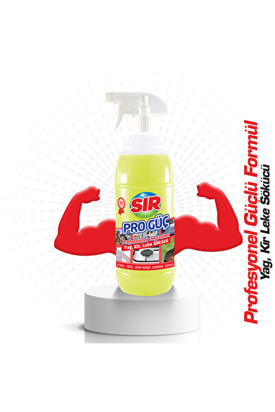 Sır Pro Güç Kir Kireç Sökücü 1000 ml + Yağ Kir Leke Sökücü 1000 ml