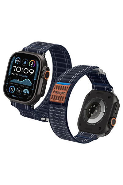 Spigen Curea Apple Watch 8 45mm WBF0, bleumarin