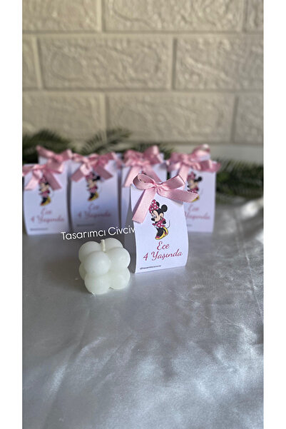 Bernami Pinterest Minnie Mouse pembe mum hediyelik, doğum günü bebek hediyeli...