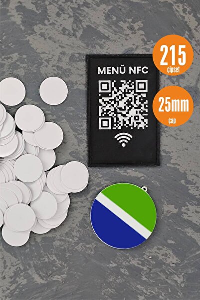 Nfc 10 adet 3D Nfc Anahtarlık için Okunabilir Yazılabilir 25mm 215 çipset Rfid