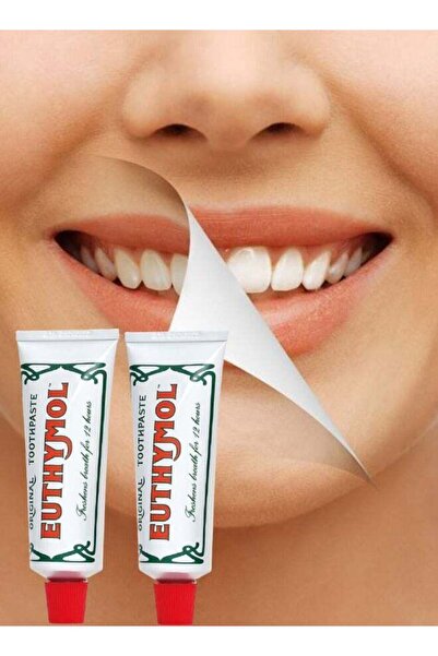 EUTHYMOL معجون أسنان أصلي 75 مل، قطعتين