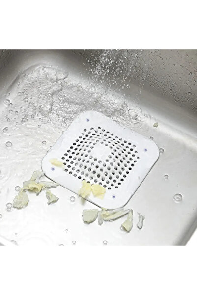 PooleMark 2'li Yapışkanlı Silikon Lavabo Süzgeci | Kötü Koku ve Pislik Tutucu...