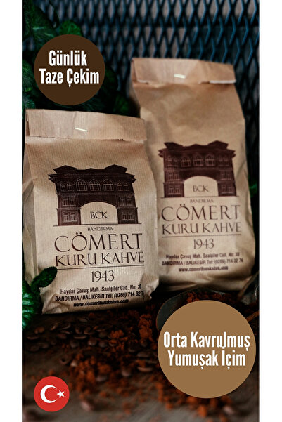 bck bandırma cömert kuru kahve Cömert Kuru Kahve 2x250gr Taze Çekilmiş Türk K...