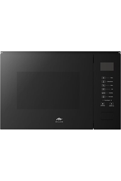 MILLEN MBW 255 BL Microwave Oven, 25L, 900W Microwave / 1200W Grill, Black