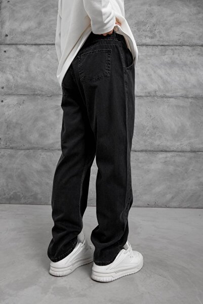 NOMARC Black W11 Elastic Waist Baggy Pants