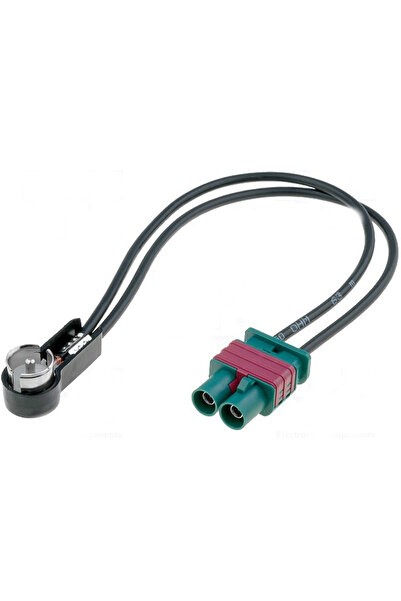 4CarMedia Adaptor antena Fakra mufa x2 - ISO mufa in unghi ZRS-2F-ISO