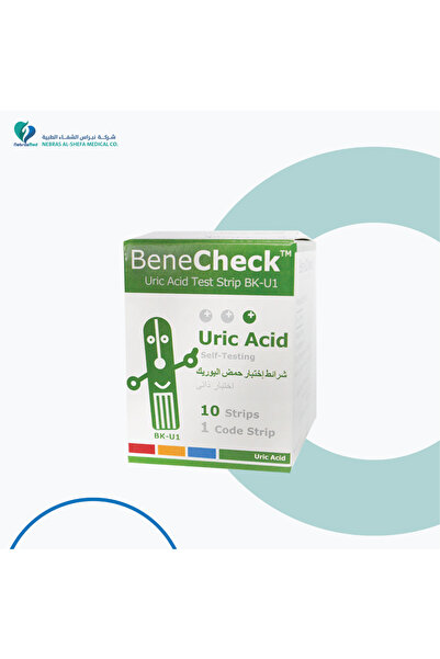 BeneCheck 3-in-1 Meter with Uric Acid Test Strips (10/Box)