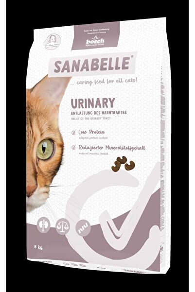 Sanabelle Yeni Ambalaj Urinary Glutensiz Sağlığı Için Üriner Kedi Maması 8 kg