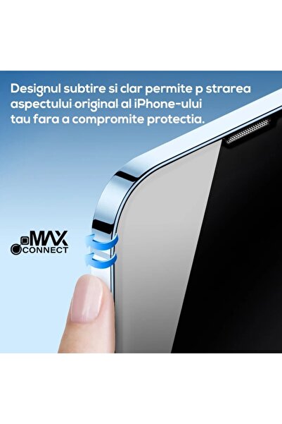 MAX CONNECT Protector de ecran OG pentru iPhone 12 Mini - Acoperire completă 3D, 9H