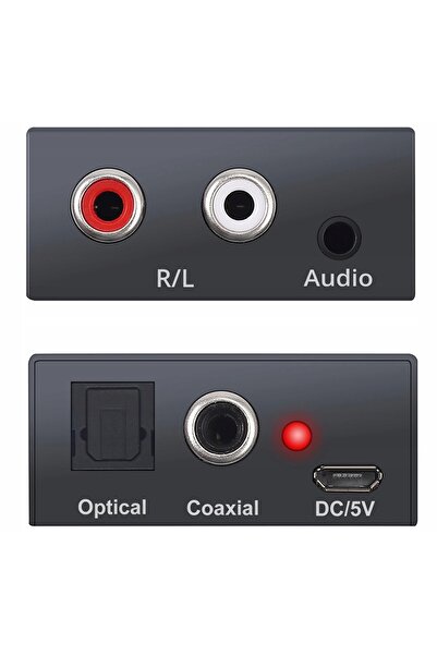 Other CINCH 2xRCA TO TOSLINK SPDIF CONVERTER AUX ADAPTER ANALOG -> DIGITAL