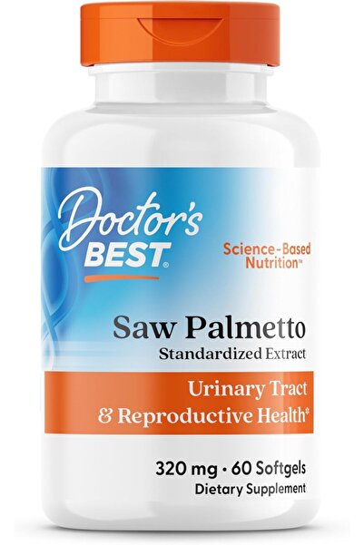 Doctor's Best Saw Palmetto Prostate Health Standardized Extract 320 mg 60 Sof...