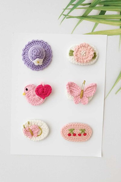 Hand Mother's Since 2024 Sacsız Bebek Tokası Handmade %100 Cotton Karma 6'lı ...